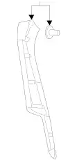 МОЛДИНГ 5-ОЙ ДВЕРИ 63186SJ000 SUBARU
