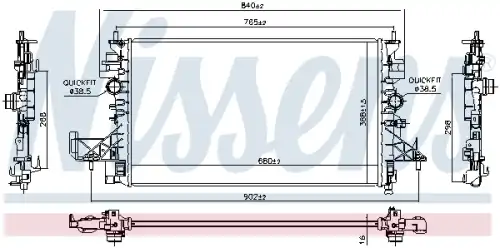 Прокладка коллектора NISSENS 630798