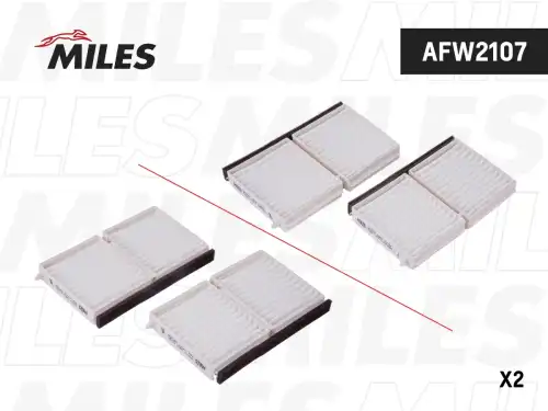 Салонный фильтр MILES AFW2107