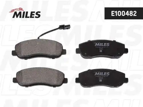 Тормозные колодки дисковые передняя ось MILES E100482