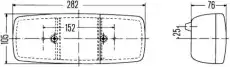Фонарь задний HELLA 2SD 001 699-511