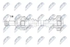 Полуось, BMW 123D 07- NPW-BM-043 NTY
