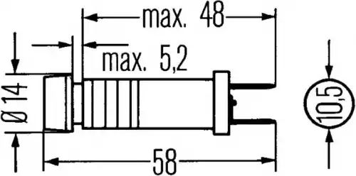 Сигнализатор 2AA 003 257-041 HELLA