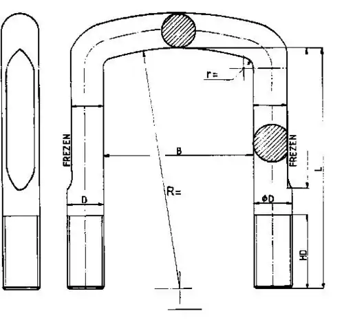 Стремянка рессоры WEWELER B088M27B001