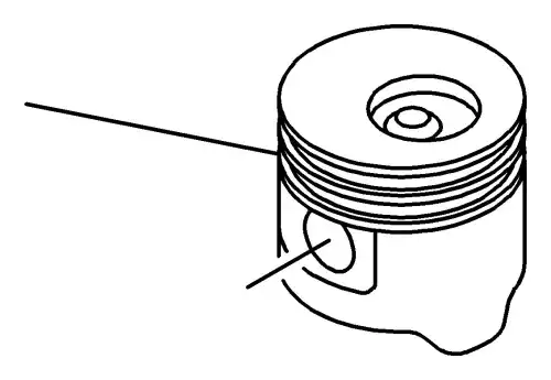 Piston (with Pin & Clips) 8-98041141-1 ISUZU