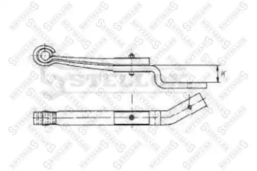 Рессора подвески STELLOX 84-55700-SX