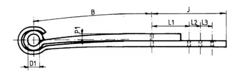 Рессора подвески WEWELER F179Z202AA75