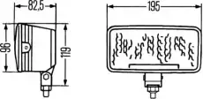 Фара HELLA 1GD 005 700-501