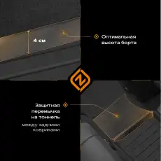Коврики в салон REZKON 1534010100