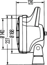 Фара HELLA 1G4 003 470-051