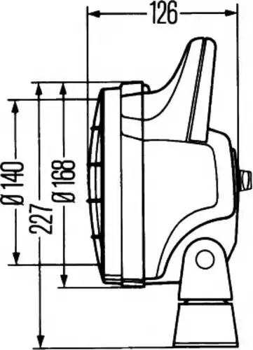 Фара HELLA 1G4 003 470-051