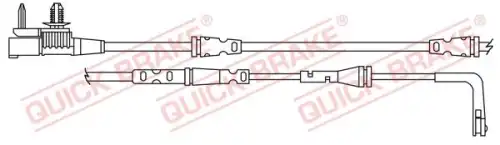 Датчик тормозных колодок QUICK BRAKE WS0408A