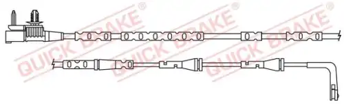 Датчик тормозных колодок QUICK BRAKE WS0413A