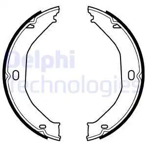 Тормозные колодки барабанные DELPHI LS2078