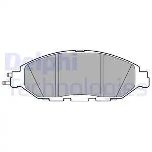 Тормозные колодки дисковые DELPHI LP3278