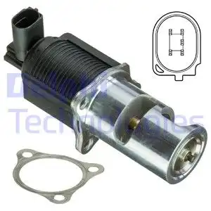 Клапан рециркуляции картерных газов DELPHI EG10405-12B1