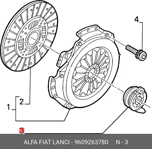 LANCIA 9609263780