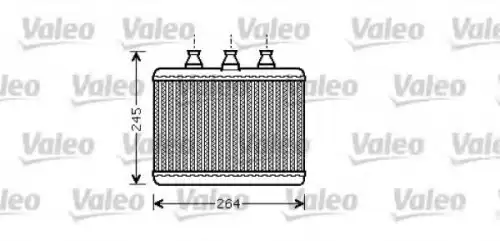 Радиатор печки VALEO 812365