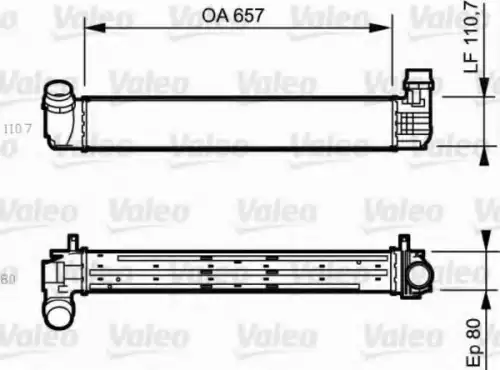 Интеркулер VALEO 818870