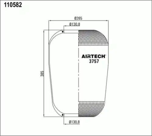 Пневмоподушка AIRTECH 3757