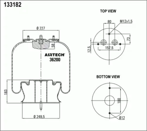 Пневмоподушка AIRTECH 36200K