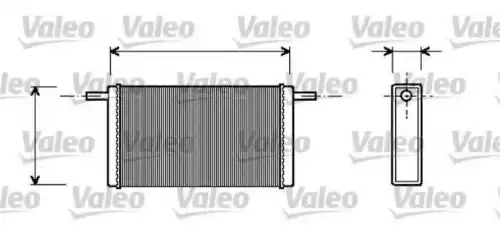 Радиатор печки VALEO 812245