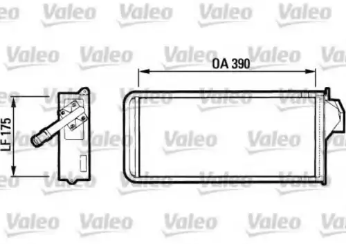 Радиатор печки VALEO 812075