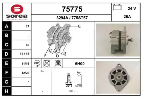 генератор IVEC 75775 EAI