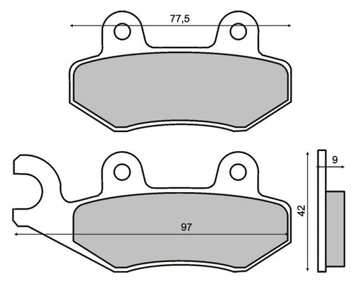 Тормозные колодки дисковые RMS 225100580