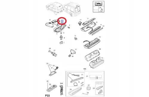 Фара противотуманная OPEL 24409338