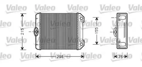 Радиатор печки VALEO 812299