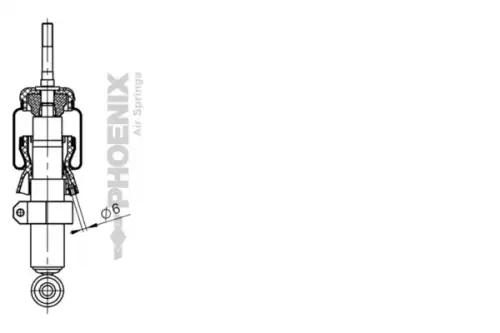 Амортизатор кабины PHOENIX CD 075 119 011