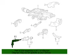  личинка замка 8E0905855C VAG