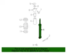 STOSSDAEMP 8W0513035AJ VAG