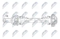 ПОЛУОСЬ ПРИВОДНАЯ NPW-BM-037 NTY