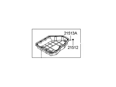 Поддон картера двигателя HYUNDAI / KIA 215103C100