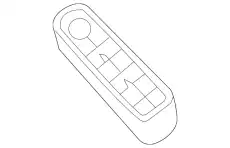 Переключатель стеклоподъемников 7PP959858MDML PORSCHE