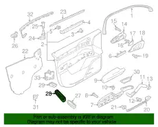 Переключатель стеклоподъемников 7PP959858MDML PORSCHE