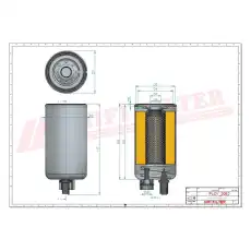 Топливный фильтр HIFI SN70256