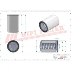 Топливный фильтр HIFI SN40516