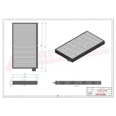Салонный фильтр HIFI SC80048