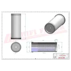 Фильтр воздушный HIFI SA17830