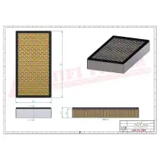 Салонный фильтр HIFI SC90062