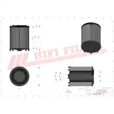 Фильтр воздушный HIFI SA16697