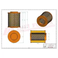 Фильтр воздушный HIFI SA16486