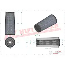 Фильтр воздушный HIFI SA16825