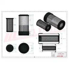 Фильтр воздушный HIFI KA16639