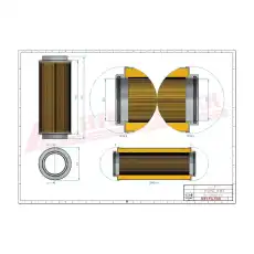 гидр фильтр элемент SH87607 HIFI