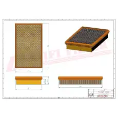 Фильтр воздушный HIFI ASP000301AA001
