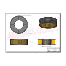 Фильтр воздушный HIFI SA12623